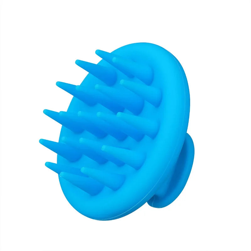 Silicone Shampoo Brush Head Scalp Massage Comb Hair Root Itching Clean The Scalp Thoroughly Body Massage Brush Bath Brush