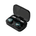 M10 TWS Wireless Headphones: Bluetooth Connection, Charging Box, 9D Stereo, Sports Waterproof Earbuds + Microphone